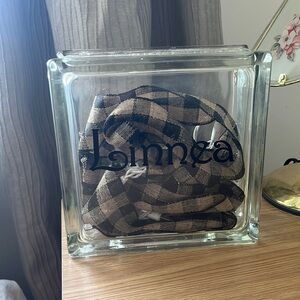 square glass craft box